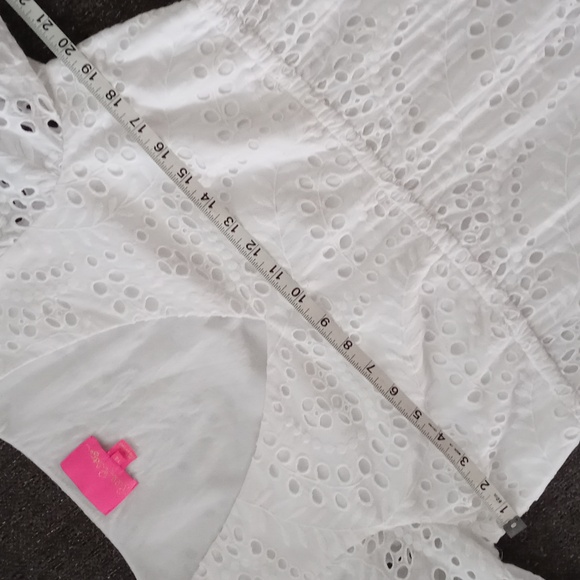 🤍HTF Lilly Pulitzer🤍 - Breanne Elbow Sleeve Eyelet Maxi Dress - Picture 13 of 15